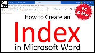 Download lagu How to Create an Index in Microsoft Word (PC & Mac) mp3