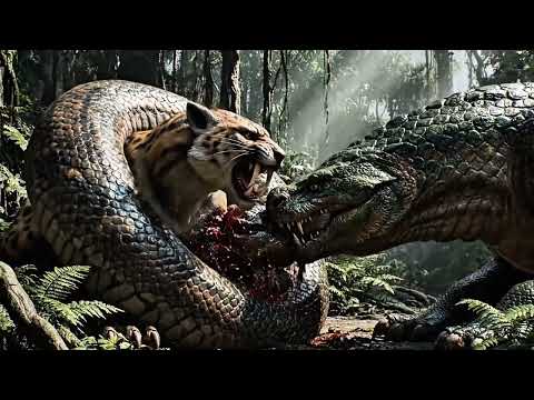 What if a Smilodon Fought a Titanoboa?