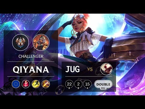 Qiyana Jungle vs Lee Sin - EUW Challenger Patch 9.23