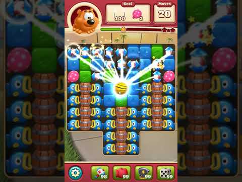 Toon Blast Level 3209 NO BOOSTERS - A S GAMING ✔️