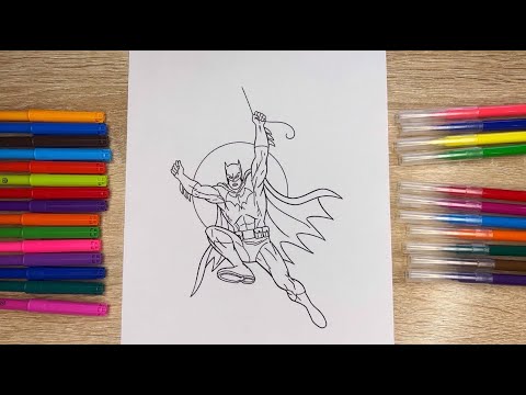 Superhero Batman coloring book