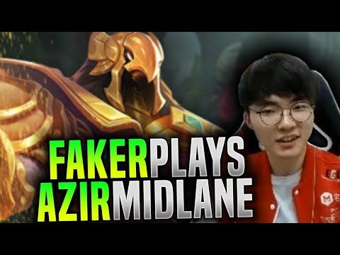 Faker Wants to Destroy with Azir! - SKT T1 Faker Plays Azir Mid! | SKT T1 Replays