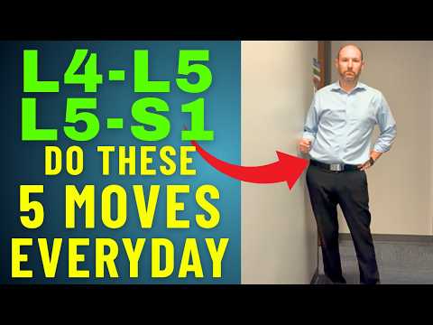 5 Gentle Daily Moves to Relieve L4-L5 & L5-S1 Disc Pain (That Actually Work) | Dr. Kevin Wafer