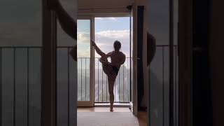 Bird of paradise in front of the rain #short #yoga #london