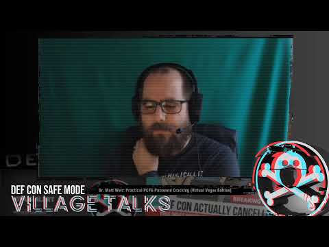 DEF CON Safe Mode: Password Village - Dr. Matt_Weir - Practical PCFG Password Cracking