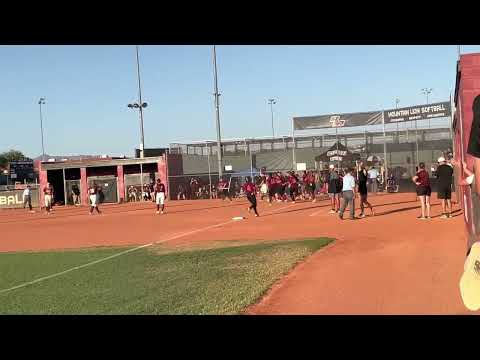 Ball in play is all it takes to advance to 6A state championship game 5/11/2021 Red Mountain High