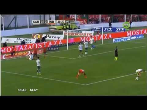 Golazo de Diego Vera de taco - Sarmiento J 0 x 1 Independiente - Fecha 5 - Liga Argentina