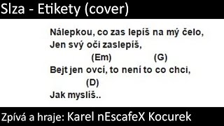 ''Slza - Etikety'' AKORDY na KYTARU + TEXT (Cover) Karel nEscafeX Kocurek ''Slza - Etikety'' AKORDY na KYTARU + TEXT (Cover) Karel nEscafeX Kocurek