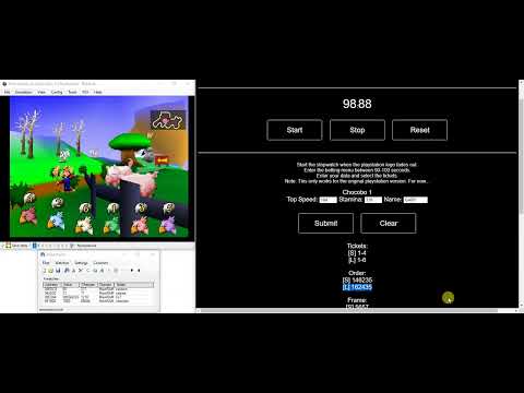 Final Fantasy 7: Chocobo Betting RNG Manipulation 99-100% Success