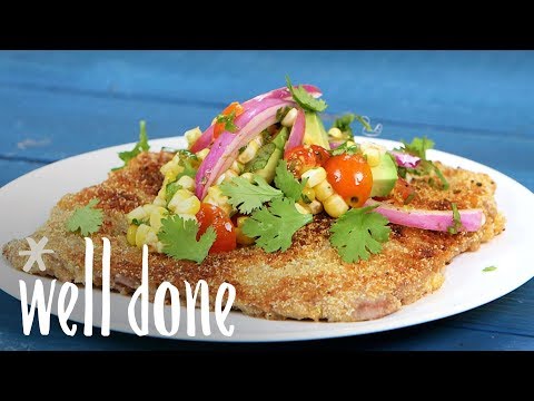 How To Make Crispy Breaded Milanesa De Res With Summer Relish | Recipe | Well Done