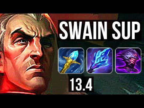 SWAIN & Nilah vs SENNA & Cho'Gath (SUP) | 3/1/20, 600+ games, 1.2M mastery | KR Master | 13.4