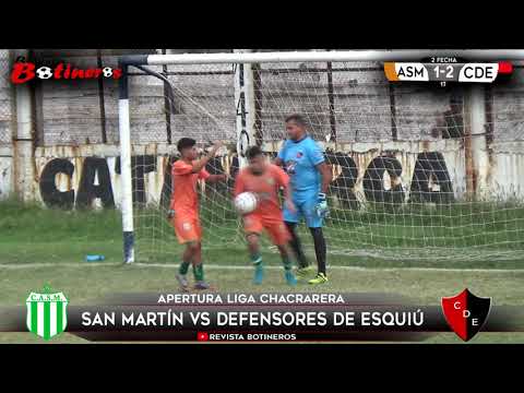 LIGA CHACARERA, San Martín 1 vs 2 Defensores de Esquiú