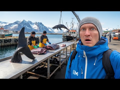 Eating Whale in a Remote Arctic Village… Insane Experience