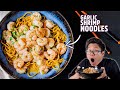 The Ultimate Garlic Shrimp Noodles