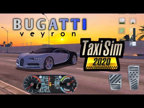 BUGATTI VEYRON | #8 City car driving games Android ios Taxi sim 2020