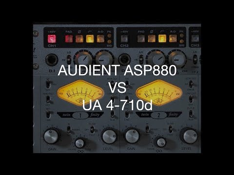 Audient ASP880 vs UA 4-710d