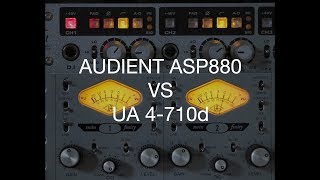 Video thumbnail for Audient ASP880 vs UA 4-710d by Ryan Classe