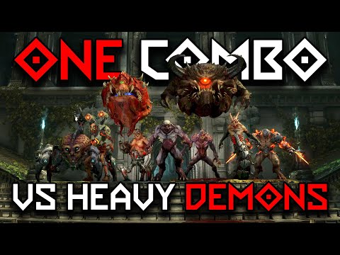 1 SIMPLE Combo Vs EVERY Heavy Demon in DOOM Eternal