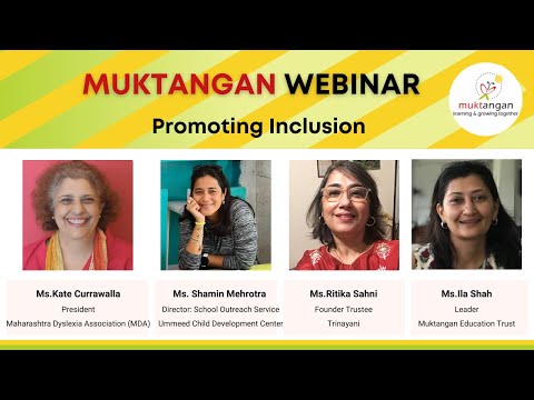 Muktangan Webinar-Promoting Inclusion