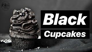 Black Cupcakes zur Black Week: so bekommst du Teige und Cremes komplett schwarz / Tutorial