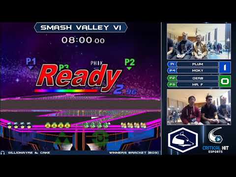 Smash Valley VI Melee Doubles - Plum + Moky (B) vs Qerb + Mr. F (Green) - Winners Bracket
