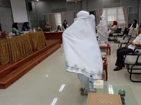 Fashion show produk Mukena peserta Diklat Bordir BDI Padang kerjasama dengan Muslimah Group Solok 22