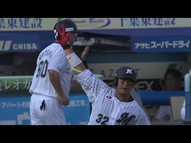 【2回裏】2日連続の一発!! マリーンズ・佐藤都志也 ライトへのソロHRですぐさま追いつく!! 2025年8月31日 千葉ロッテマリーンズ 対 福岡ソフトバンクホークス