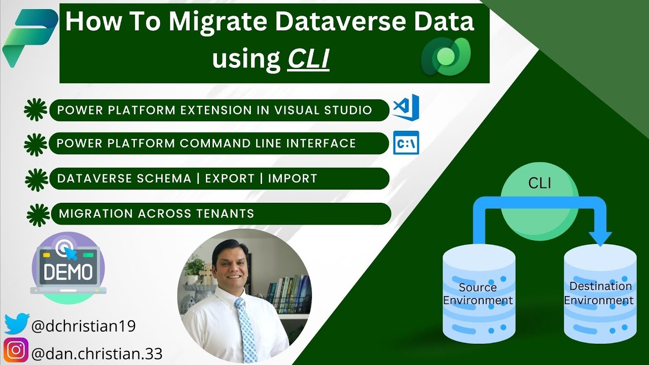 How To Migrate Dataverse Data using CLI