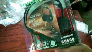 Video thumbnail for samson RH600 studio monitor headphone unboxing by surya kant