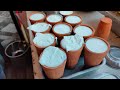 Famous Kullad Lassi Of India Served In Mud Glasses Indian Street Food