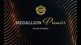 Medallion Premier 4/4 Violin String Set with Silver D