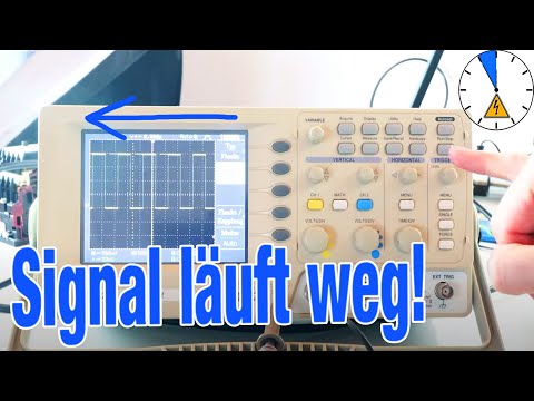 Oszi Signal läuft weg - Das musst du tun! Oszilloskop