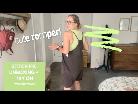 STITCH FIX Unboxing + Try On! July 2022! Super cute ROMPER!