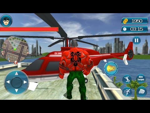 Red Monster City Superhero Monster Robot Crime Battle 3d | Android GamePlay