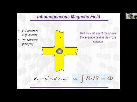 "Ballistic Hall micromagnetometry: from III-V to 2D" by Professor Konstantin Novoselov