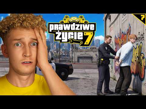 GTA V PRAWDZIWE ŻYCIE #7 - ZŁAPANY PRZEZ POLICJĘ!🫣