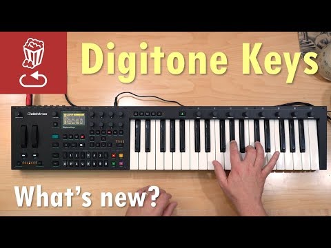 Elektron Digitone Keys 37-key Digital FM Synthesizer 2019 - Present - Black image 12