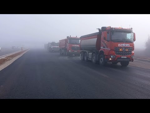 PRISHTINE-PEJE. Dollc, dita 2 e Asfalltimit