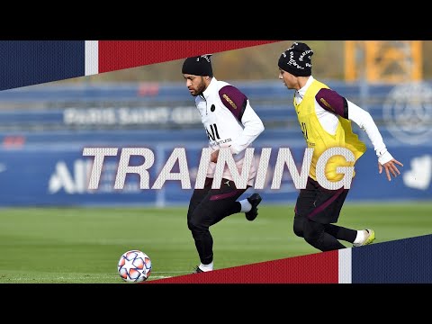 ⚽ L'entraînement de veille de Champions League : Paris Saint-Germain - RB Leipzig 🔴🔵