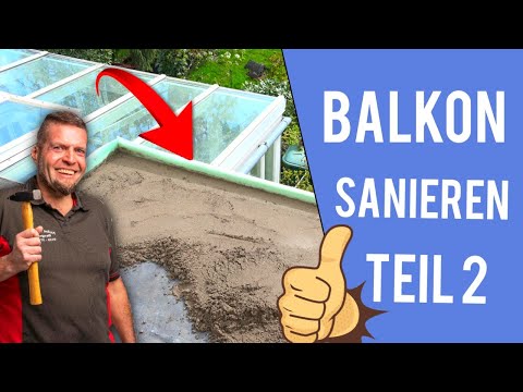 Balcony renovation part 2: Laying screed