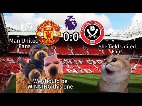 CAT MEMES FOOTBALL - Manchester United VS Sheffield United | EPL 23/24 Highlights