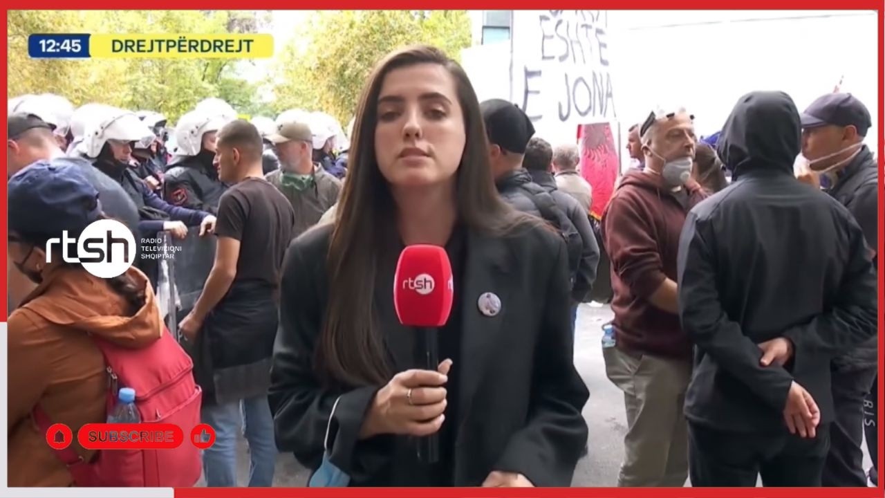 Tensionet gjatë protestës kundër “Territoriales”, gazetarja jep detaje: U hodh spraj lotsjellës, disa të lënduar