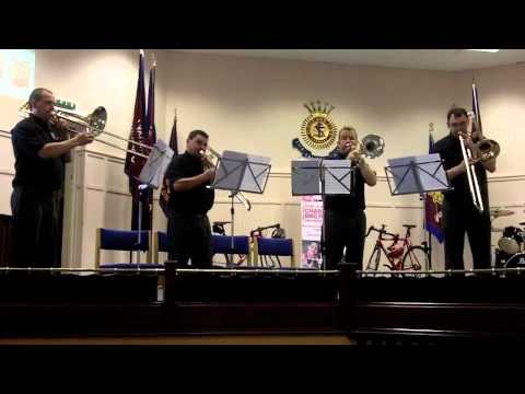 Black Dyke Troms play Celebration at concert for Life of Lynda