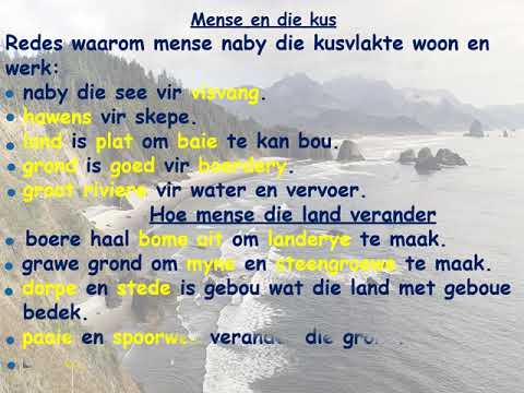 5A Geografie - Termyn Eenheid 3 & 4