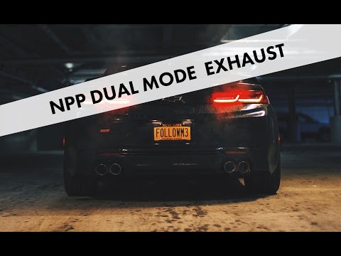 2017 Camaro SS NPP Dual Mode Exhaust ( Cold Startup )