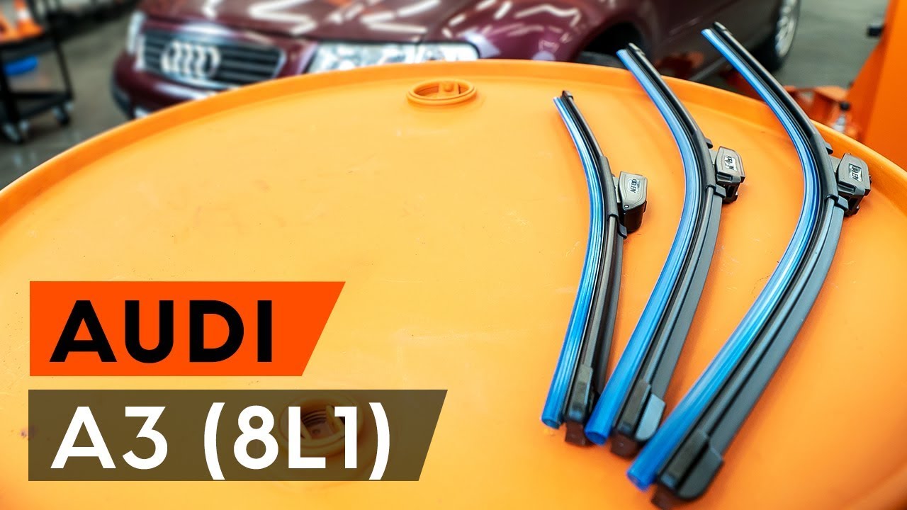 Πώς να αλλάξετε μάκτρο καθαριστήρα εμπρός σε Audi A3 8L1 - Οδηγίες αντικατάστασης