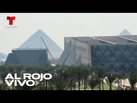 Asombro y admiración entre visitantes en la esperada apertura del Gran Museo Egipcio