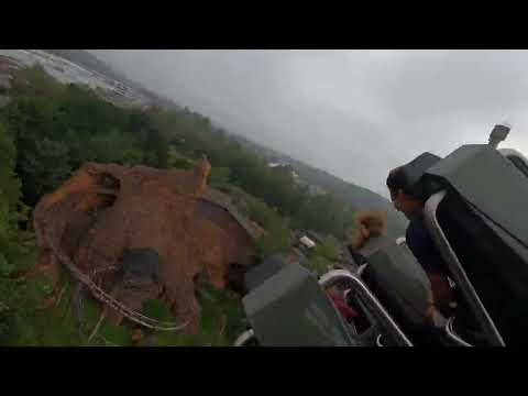 Kondaa - Walibi Belgium (Back Row POV) (18 August 2023) | 60fps HD 🎢