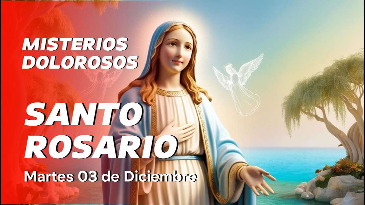 🌹 Santo Rosario Corto de Hoy 🙏 3 de Diciembre | Reza con Fe y Esperanza 💖 #SantoRosario