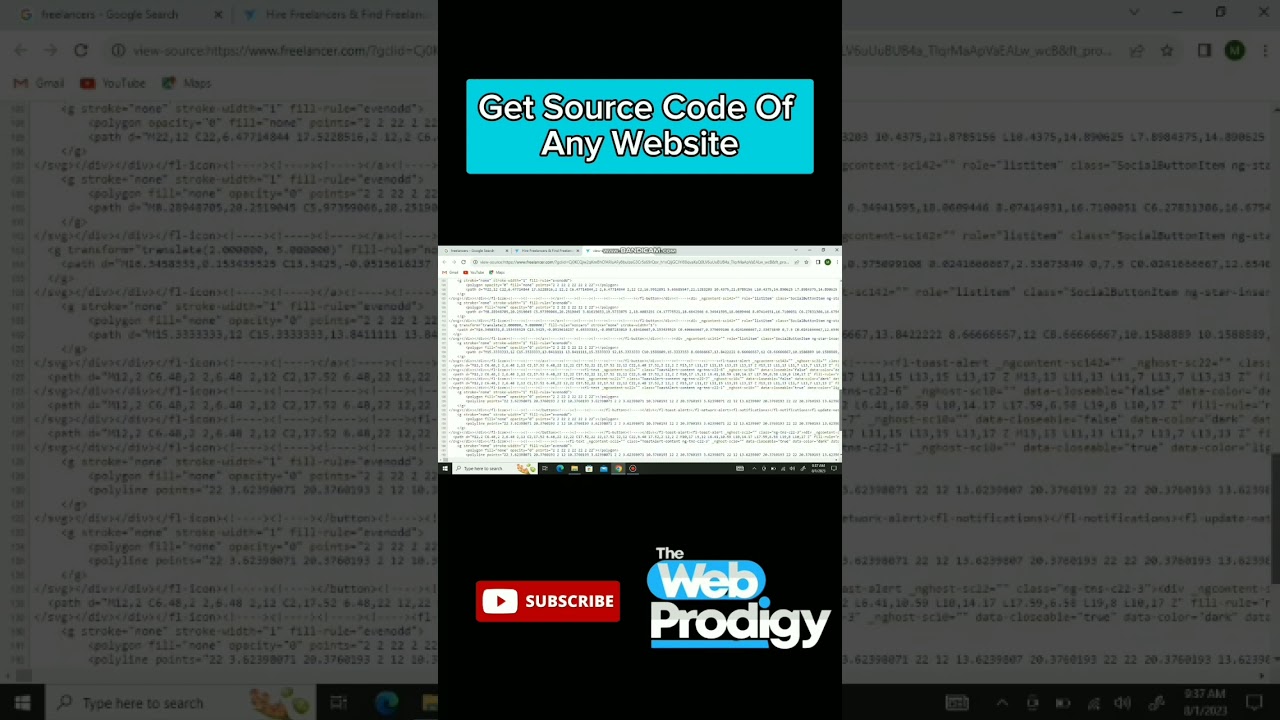 How to get source code of any website